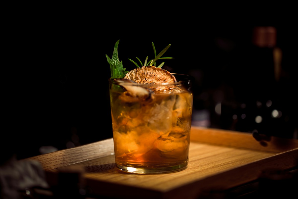 Refreshing summer cocktails with citrus and tropical fruit
